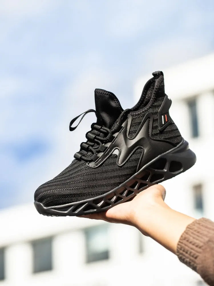Lightweight Breathable Sneakers Work Hiker Boots Puncture-proof Outsole Construction Work Shoes Men Protection Safety Shoes
