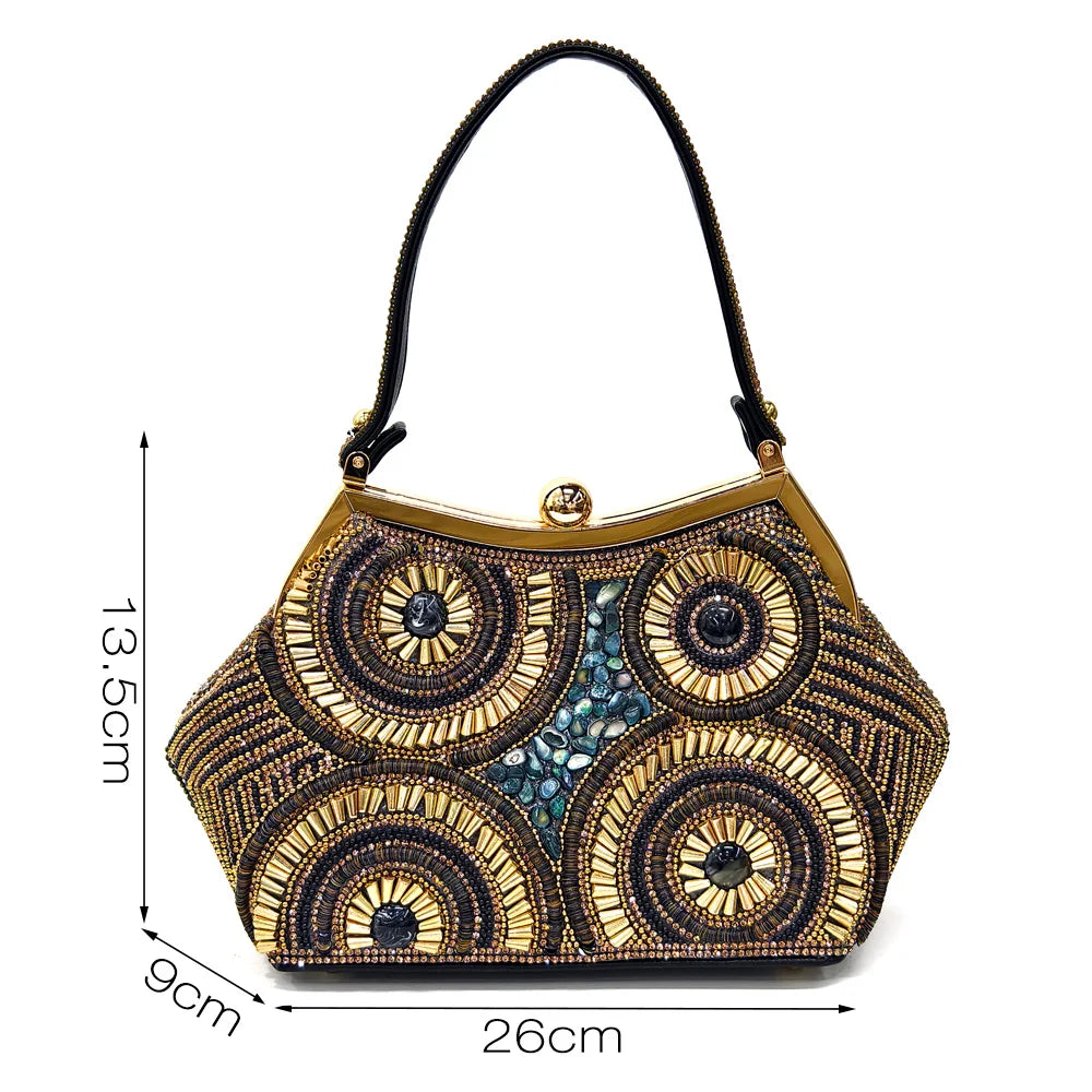 Elegant Italian Design Women's Party Shoes With Matching Handbag - Perfect for Hot African Weddings Stylish Heels and Bag Set