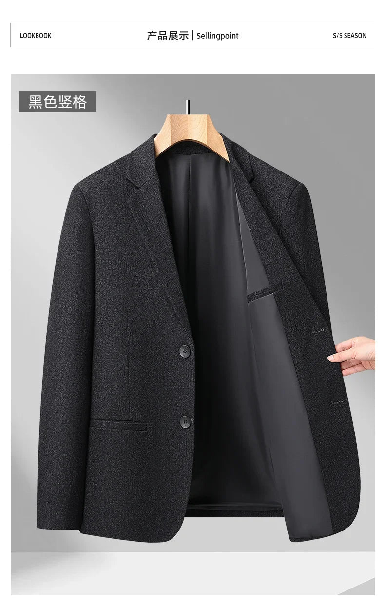 10 Colors Men's Casual Blazer 2026 Spring New Comfortable Single Breasted Suit Jacket for Men