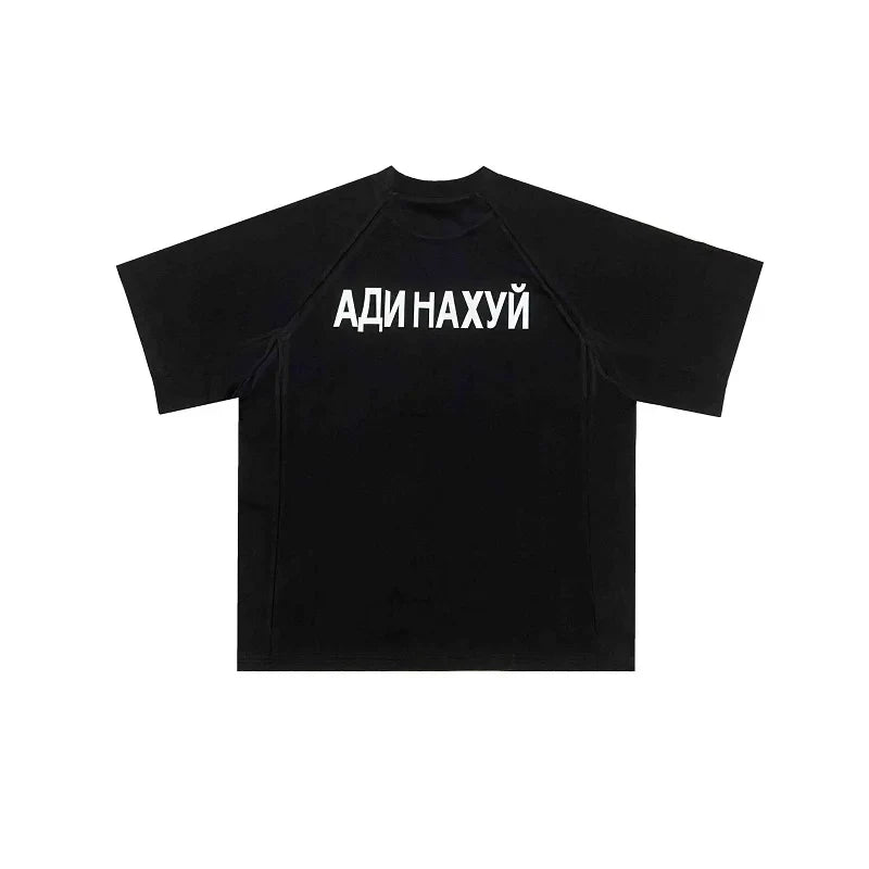 Double Eagle Head Print Vulture Sweatshirts Cotton Cutting Top Casual Loose Long Sleeve Hiphop Street Men Women Kanye Tshirts