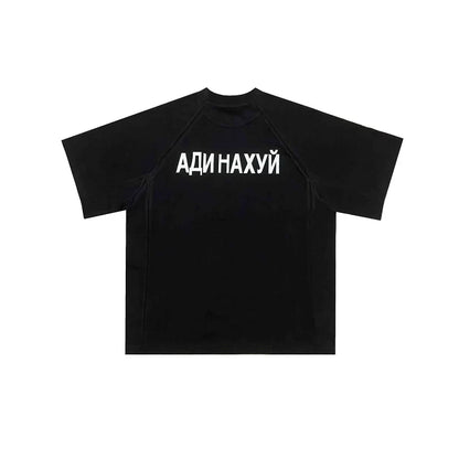 Double Eagle Head Print Vulture Sweatshirts Cotton Cutting Top Casual Loose Long Sleeve Hiphop Street Men Women Kanye Tshirts