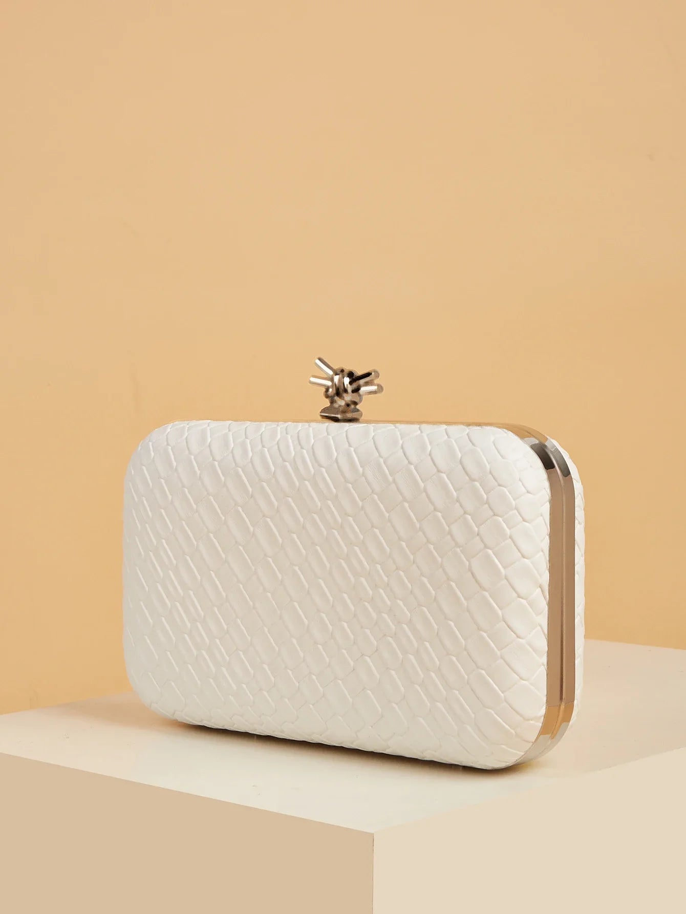 Women's Fashion Snake-Print Clutch Bag, Evening Bag, Clutch Bag to Match Evening Dresses, Detachable Shoulder Strap, Suitable for Prom, Parties, Wedding Season, Carnivals, Holiday Gatherings, Business Commuting, Women's Gift