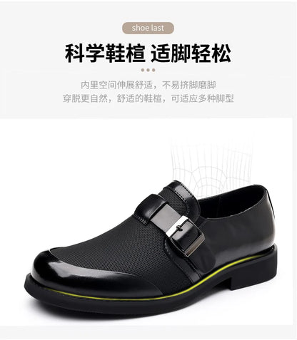 Leisure Walk Male Loafers Outdoor Anti-slip Men's Driving Shoes Handmade Business Footwear Elegantes Slip on Flats Oxford Shoes