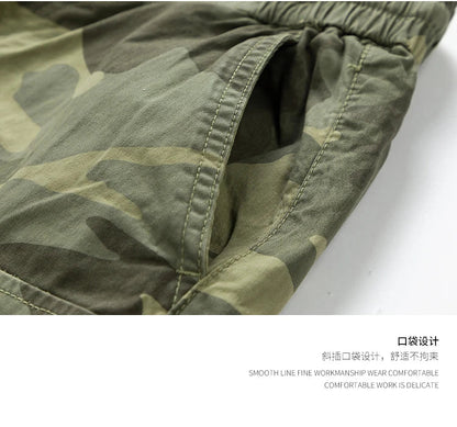 Sports Outdoor Casual Breathable Straight Leg 5 Inch Street Short Pants Men's New Summer Trend Brand Wide Loose Cargo Shorts