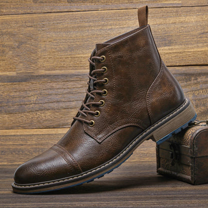 Size 8~13 Men Boots Fashion Brand Comfortable Ankle Boots For Men