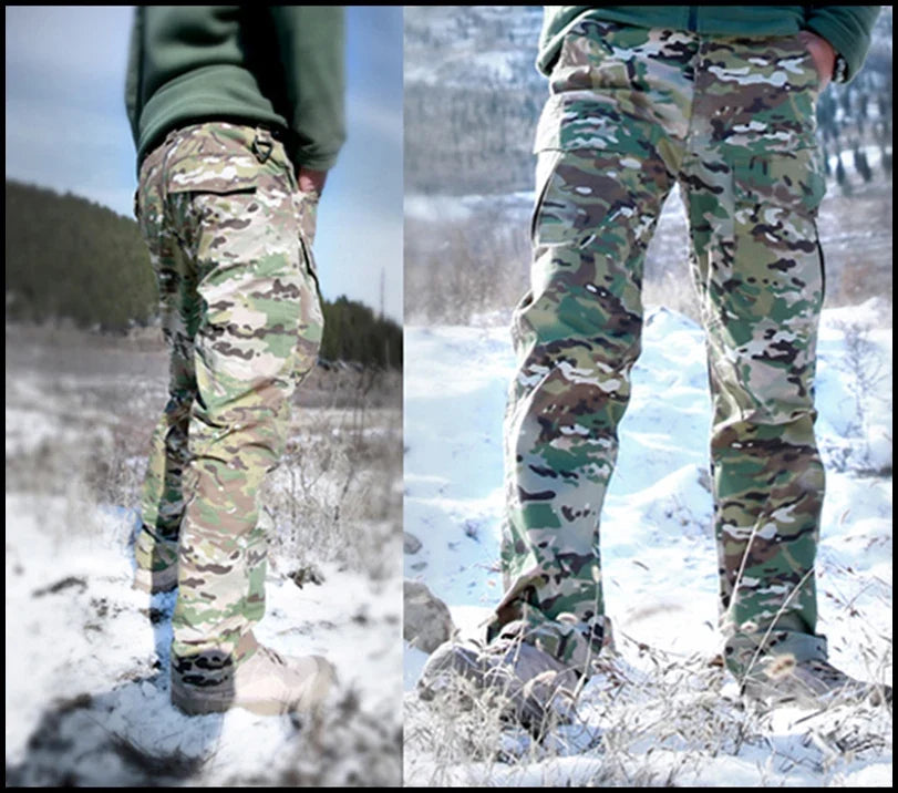 2026 City Tactical Cargo Pants Men Hiking   Hunting Pants Cotton Multi-pocket Stretch Flexible Man Casual Trousers