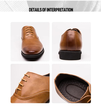 Wedding Shoes For Men Slip On Loafers Trend Tassels Leather Shoes Male Men’s Dress Shoes Business Shoes Men British Style Formal