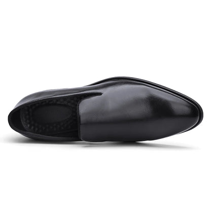 Italian brand mens Loafers Men's brown daily soft sole red sole patent leather shoes Outdoor business dress shoes big size：38-48