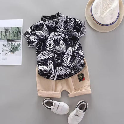 New Summer Baby Clothes Suit Children Boys Fashion Shirt Shorts 2Pcs/Sets Toddler Casual Costume Infant Outfits Kids Tracksuits