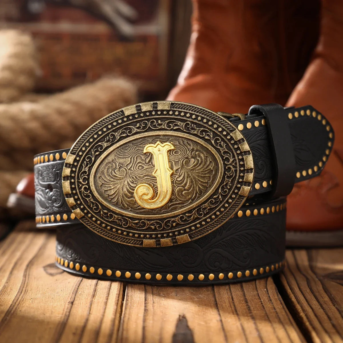 A Men's and Women's Casual Retro Belt Western Style! PU Leather Belt with Metal Buckle, Suitable for Daily Work Wear