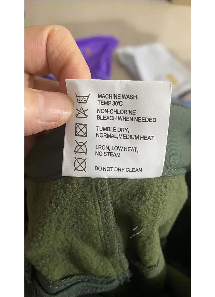 Winter Slim Men Outdoor Camping Pants Hiking Trousers Women Travel Thickening Warmth Retention Trekking Ride Sportswear