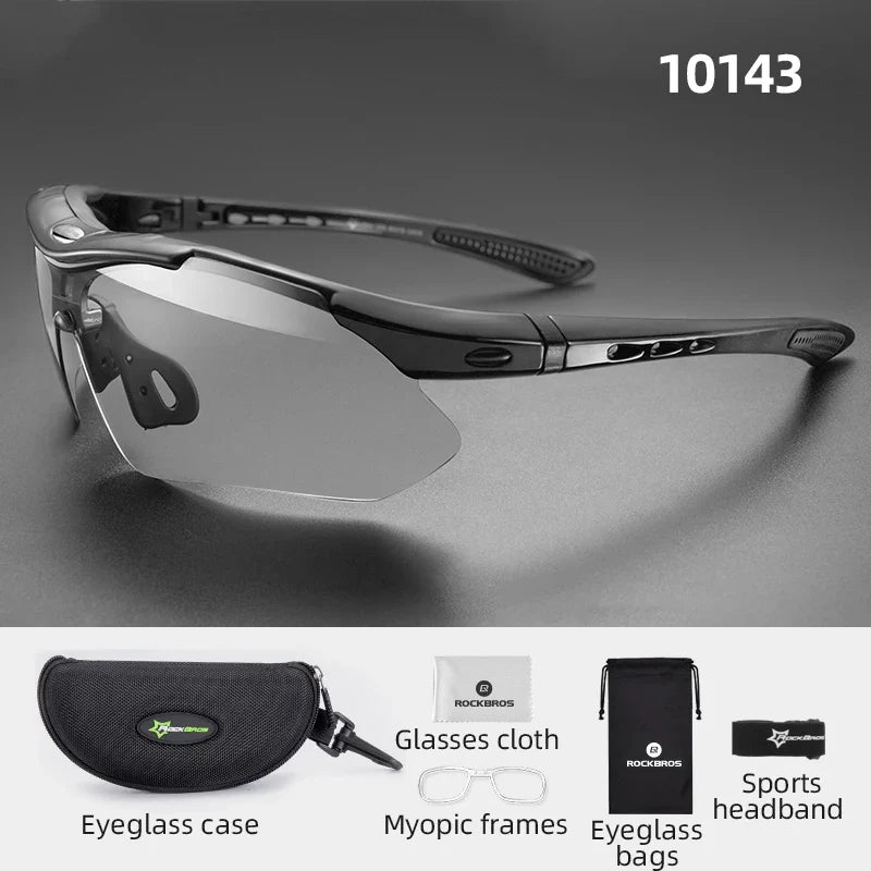 Bicycle Glasses Polarized Bike Sports Sunglasses Photochromic Men Women UV400 MTB Road Bike Goggles Outdoor Eyewear