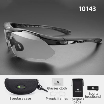 Bicycle Glasses Polarized Bike Sports Sunglasses Photochromic Men Women UV400 MTB Road Bike Goggles Outdoor Eyewear