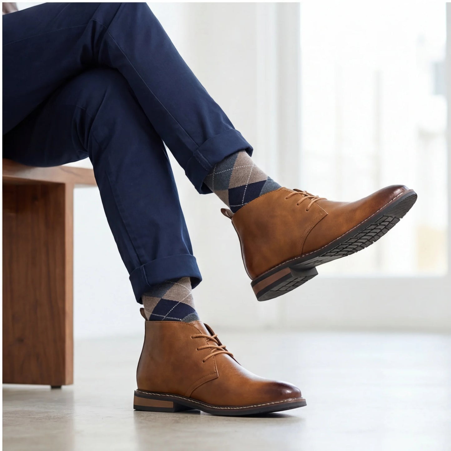 Retro Men Ankle boots Brand Plus Size Desert Boots Comfortable Leather Boots For Men