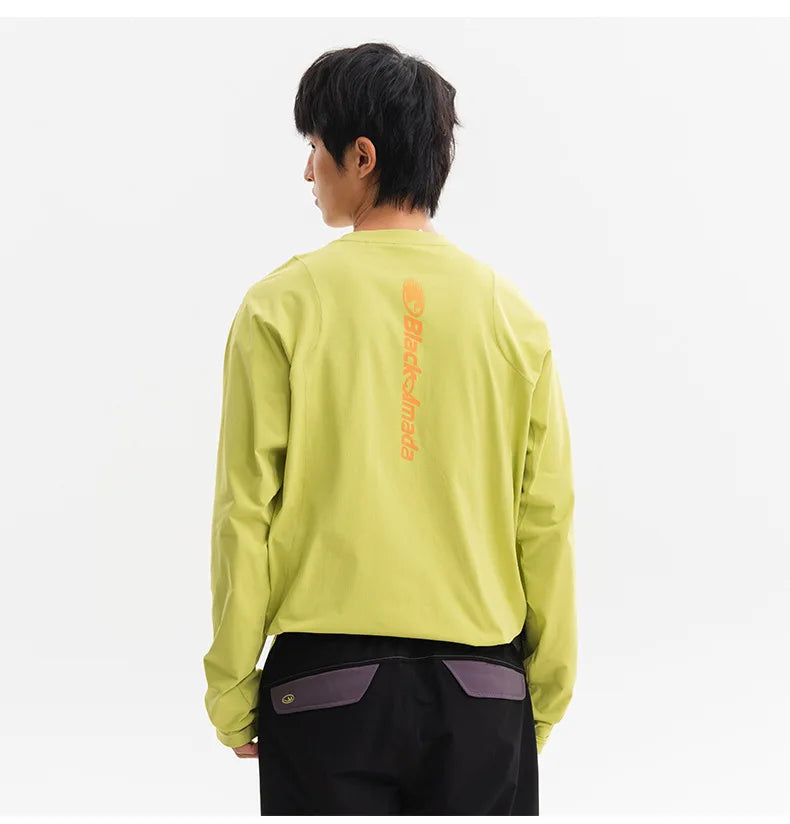 Men Anti-Bacterial  UPF Sun Protection Long Sleeve Moisture-Wicking & Quick-Dry Lightweight Top Unisex Quick-Dry Sun Protective