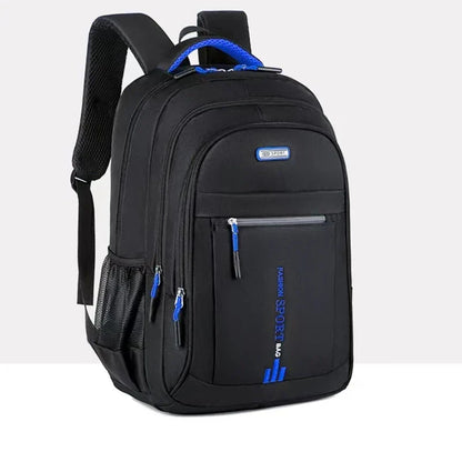 Handy Versatile Contrast-Zip Backpack Multi-color Adjustable-strap Lightweight for School Sports Commute Casual Stylish Bag
