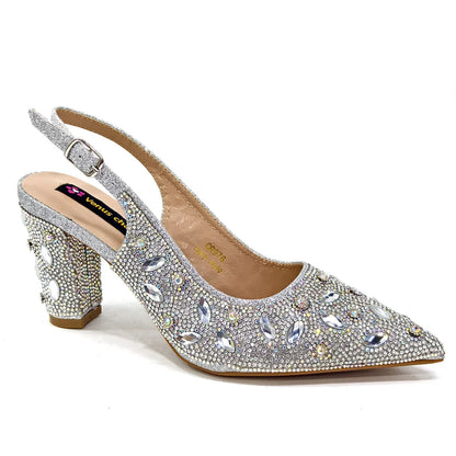 2025 Newest INS Style Black Color Elegant High Heels Nigeria Popular Design African Ladies Shoes And Bag Set For Party