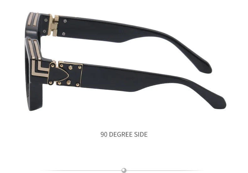 Millionaire Square Sunglasses For Men Vintage Luxury Sunglasses Women Retro Shades Fashion Glasses Gafas De Sol Sonnenbrille Sun