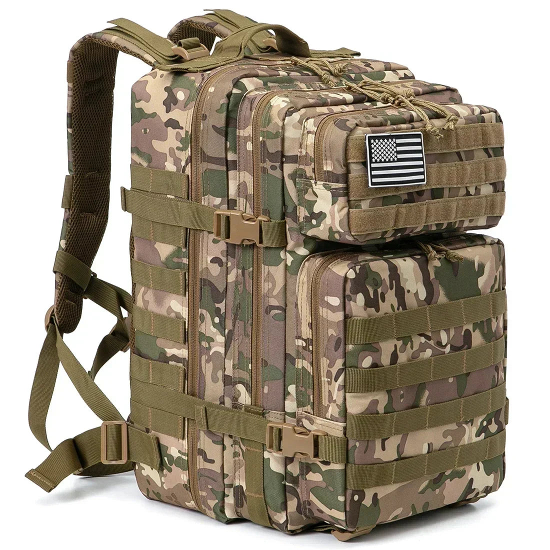 45L Tactical Backpack Large Capacity Outdoor Rucksack 3 Day Fitness Hiking Bag Hiking Camping Gear Backpacks