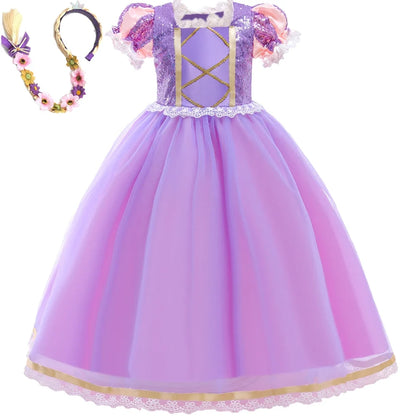 Halloween Costume for Girls Carnival Cosplay Kids Clothes Party Birthday Princess Dress Lace Wedding Christmas Costumes
