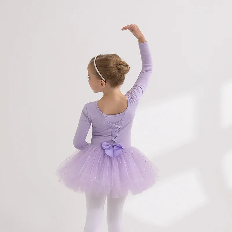 Children's Dance Costume Girl Dress Tutu Outfit Vestido Girls Clothes Ballet Leotard Robe Fille Summer Ballet Skirt Baby Dresses