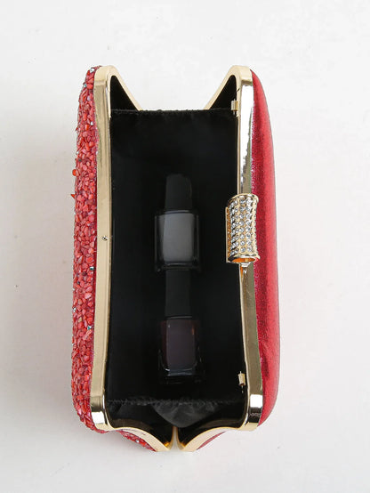 Mini Irregular Jewel Handheld Dinner Bag