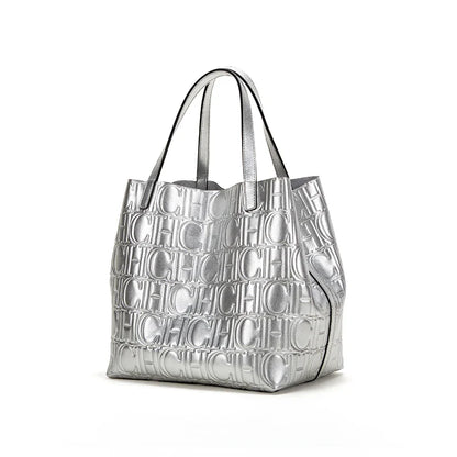 Classic Retro Fashion Simple Hundred Casual Exquisite Solid Color Elegant Large Capacity Ladies Handbag