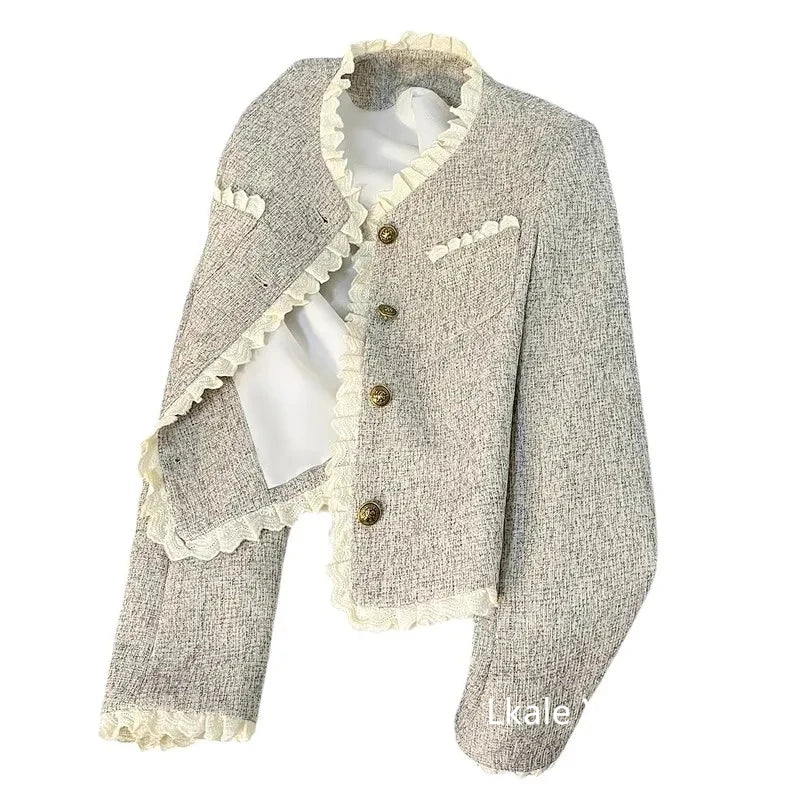 Women's Suit Coat 2025 Spring Autumn Temperament Fashion Ladies Blazer Jacket High Quality Be All-match Lady Loose Outerwear