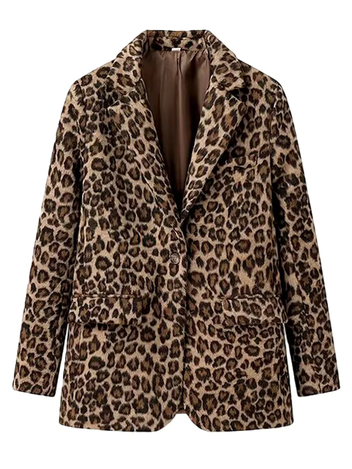 Men's Suits Leopard Blazer Luxury Casual Peak Lapel Single Breasted Slim Fit 1 Piece Jacket Party Handsome Customized Sport Coat