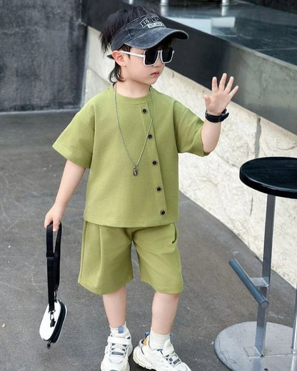 Summer Shirts Fashion Children 8 To 14 Years Casual Clothes 4 Clothing Toddler Boy Boys 7 Kids Set Boy's Suit Child Outfit Boys'