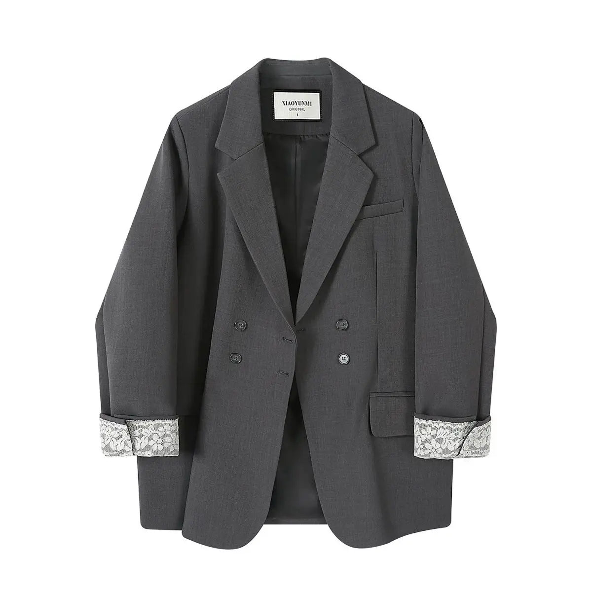 Spring New Fashion Contrasting Long Sleeve Black Short Suit Coat Women Tops Slim Fit Jackets Suit Blazers Women Tops