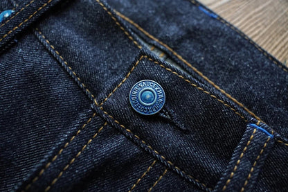 SZ6601-10OZ Men Jeans Selvedge Sanforized Denim Jeans Summer Indigo Jeans for Man Regular Fit Straight Leg 10 Oz