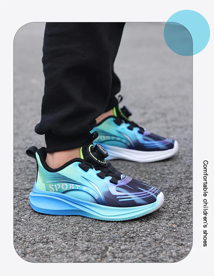 Kids Sneakers Breathable Student Boys Basketball Sports Shoes for Children Outdoor Training Trendy Tennis Size 28-39