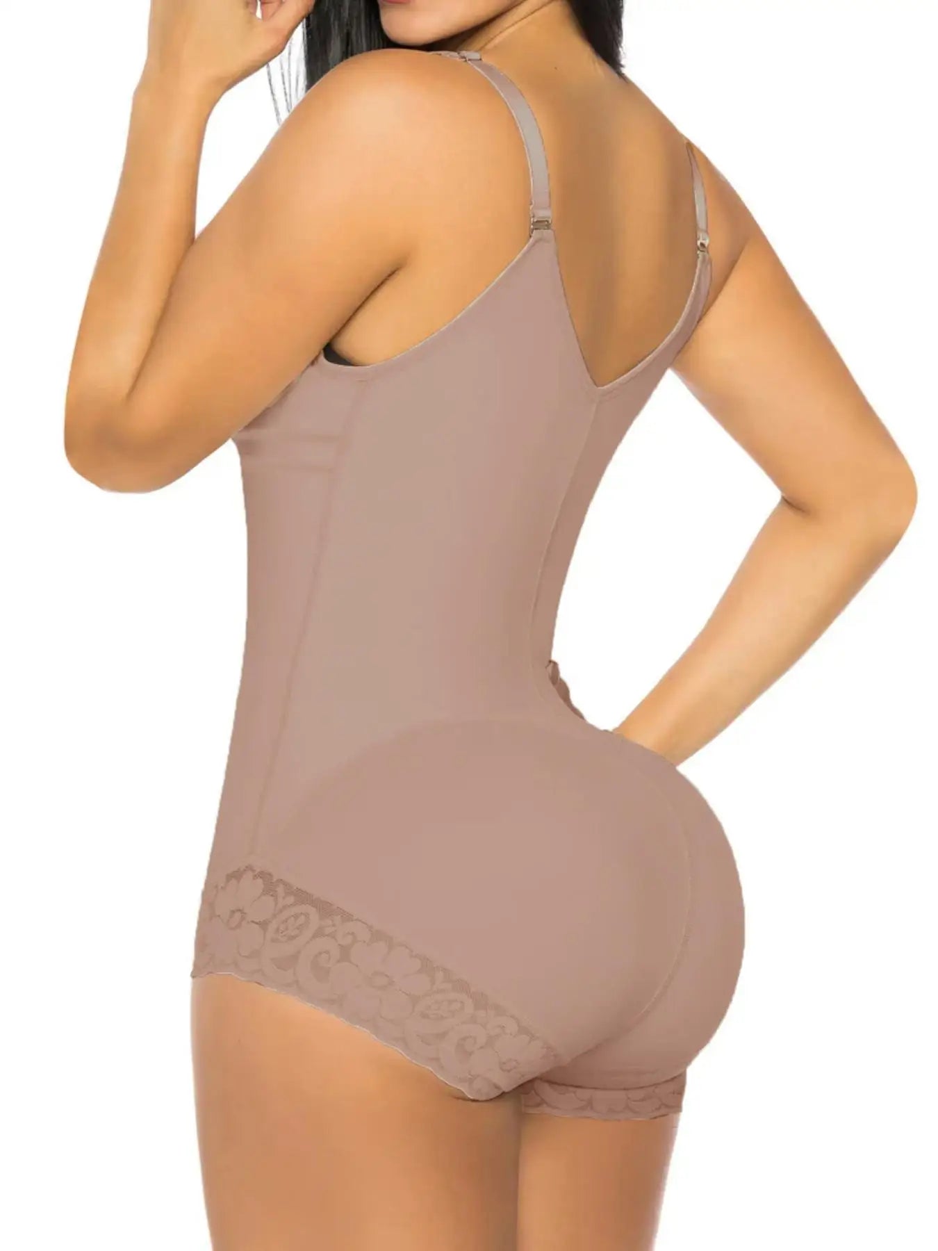 1 Pc Shapewear For Women Tummy Control Fajas Colombianas Body Shaper Zipper Open Bust Bodysuit