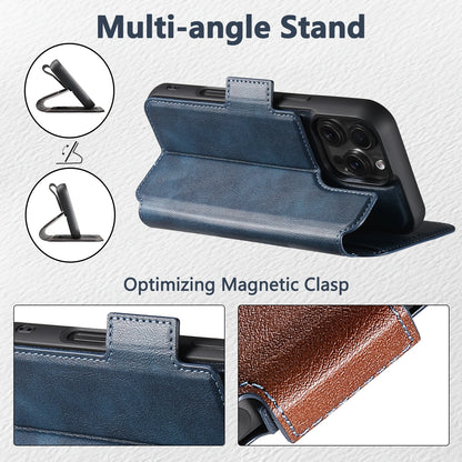 Faux Leather Wireless Charging Card Holder Stand Wallet Magnetic Flip Cover Phone Case For iPhone 16 Pro Max 15 Plus 14