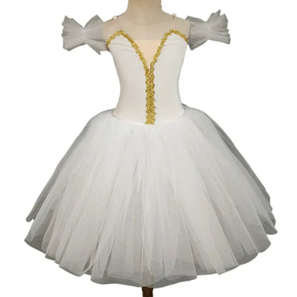 Girl Ballet Dress Dance Costumes Kids Outfit Vestidos Performance Party Baby Clothing Summer Girls Dresses Tutu Children's Day