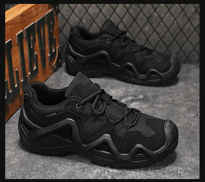 Big Size 46 Trekking Hiking Shoes Men Casual Sport Shoes Mesh Sneakers Outdoor Wear-resistant Climbing Hunting Sneaker
