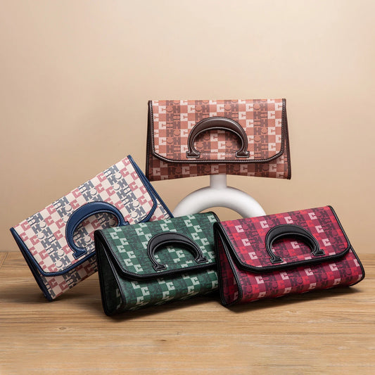 Women's Tote Bag Summer Retro Printed Design Storage Bag New Foldable Wallet Handbag