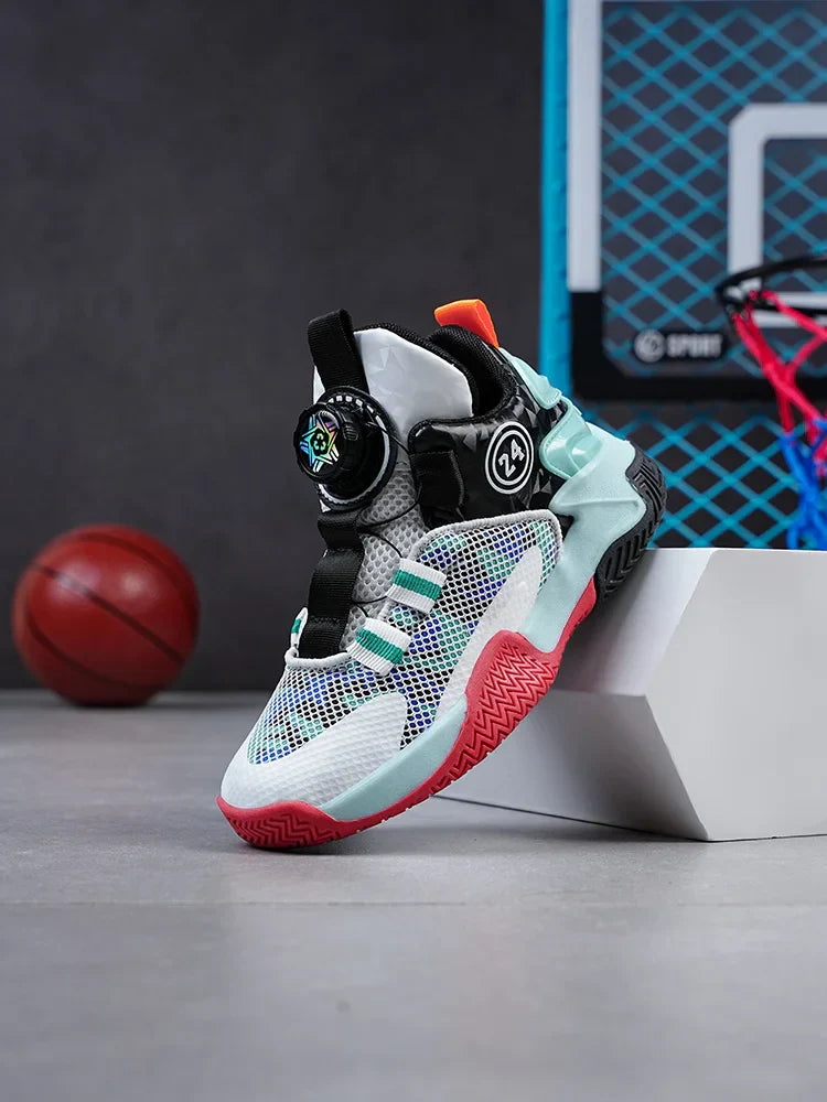 High-Quality Breathable Casual Basketball Shoes for Boys Fashionable Children's Footwear for Comfort And Style