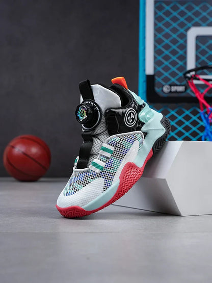 High-Quality Breathable Casual Basketball Shoes for Boys Fashionable Children's Footwear for Comfort And Style