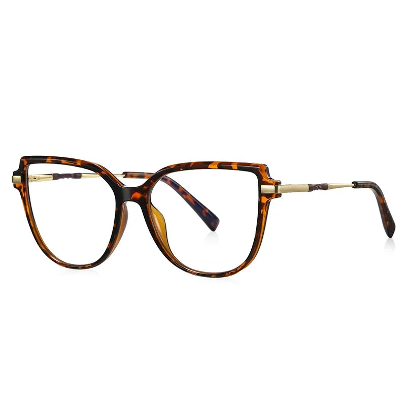 Stylish Large Frame Simple Geometric Design Anti-blue Light Reading Glasses Customized Prescription Available PFD2210