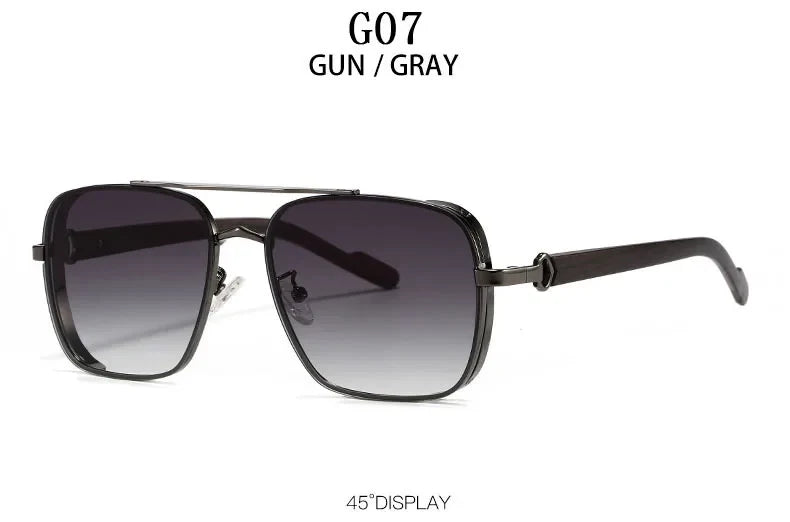2023 Sunglasses For Men Square Sunglasses Women Trendy Luxe Vintage Fashion Glasses Retro Steampunk Shades Gafas De Sol Hombre