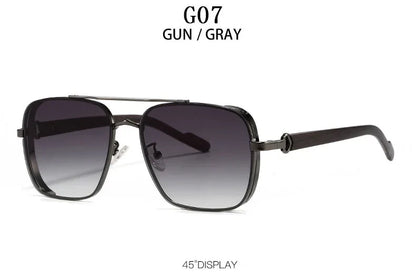 2023 Sunglasses For Men Square Sunglasses Women Trendy Luxe Vintage Fashion Glasses Retro Steampunk Shades Gafas De Sol Hombre