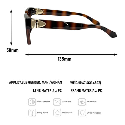 2026 Square Sunglass Men UV400 Protection Vintage Retro Sunglasses Women Trendy Luxury Fashion Glasses Gafas De Sol Hombre Vasos