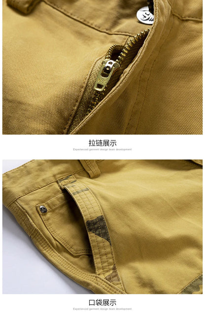 Breathable Lightweight Loose Sports Daily Wear Shorts Men Summer Casual Shorts Men Cargo Shorts Multi Pocket Outdoor Work Shorts
