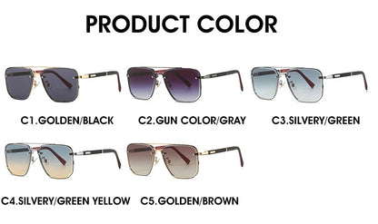 2023 Luxe Square Sunglasses For Men Vintage UV400 Sunglasses Women Trendy Fashion Sun Glasses Retro Gafas De Sol Hombre Lunette