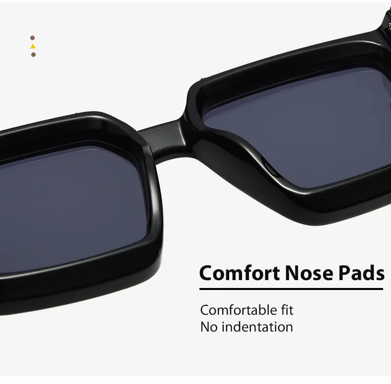 Millionaire Sunglasses For Men Vintage Square Fashion Glasses Luxury Retro Sunglasses Women Trending Punk Gafas De Sol Lentes