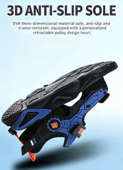 Summer Kids Outdoor Non-Slip Sandals 5-16Years Old Boys Fashion Sport Beach Shoes Breathable Children Casual Walking Sandials