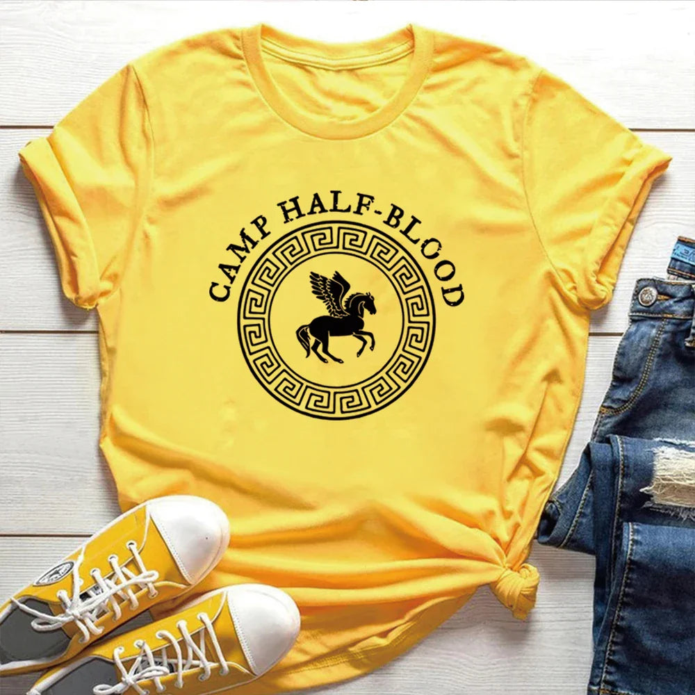 Camp Jupiter T-Shirt Camp Half-Blood Shirt Percy Jackson Shirtsc Unisex Graphic T Shirts Gothic Short Sleeves Tops Harajuku Top