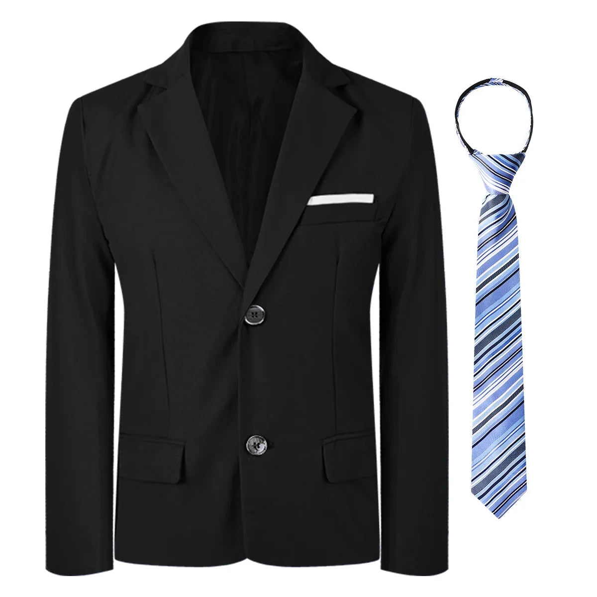 Kids Blazer Boys Easter Outfit Wedding Suit Formal Solid Jacket Teenager Gentleman Birthday Party Gift Performance Clothing Set